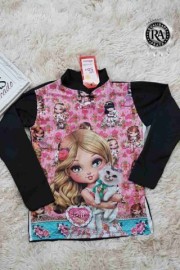 Camisa Proteo UV Infantil Longa de Personagens 2 a 6 anos