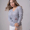 Casaco Feminino Tricot Liso