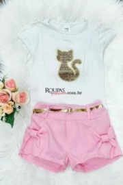 Conjunto infantil feminino Vrios modelos