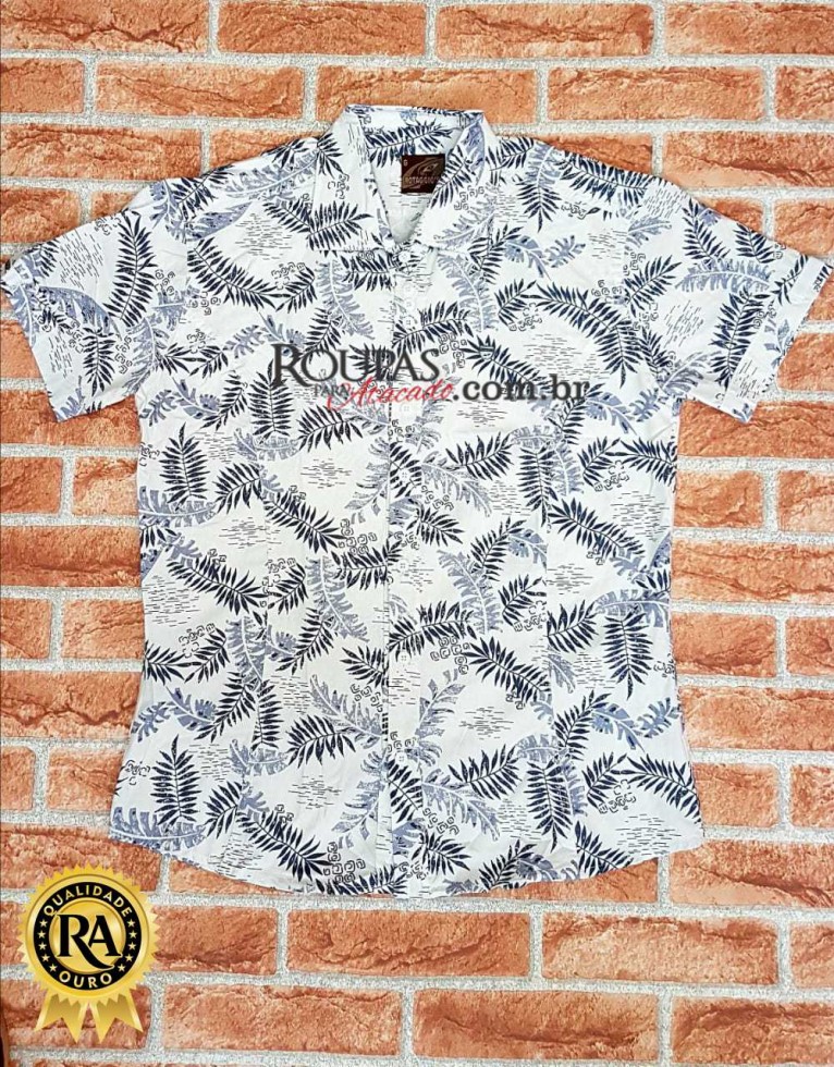 camisa floral atacado