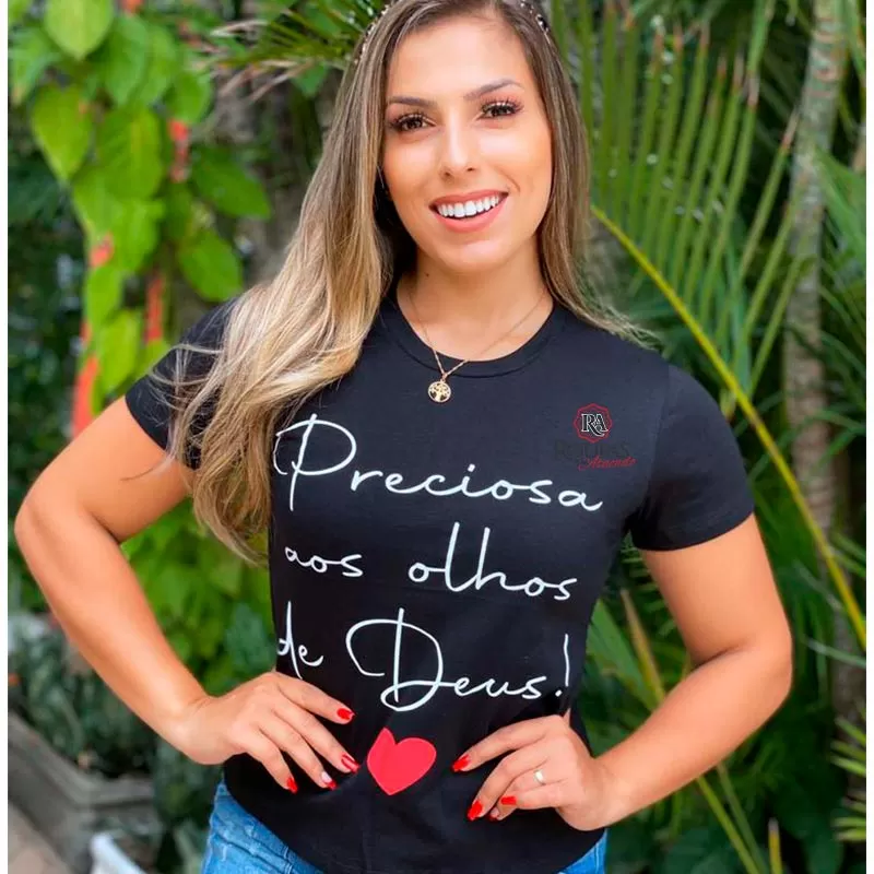 Blusas evangélicas com sales frases