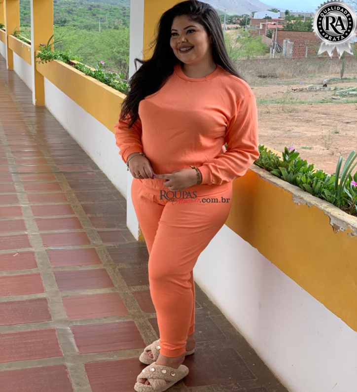 Conjunto ribana best sale plus size