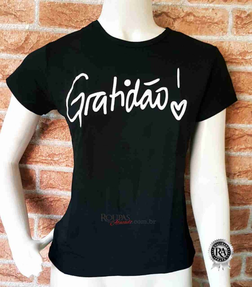 Blusas com frases store evangelicas no atacado