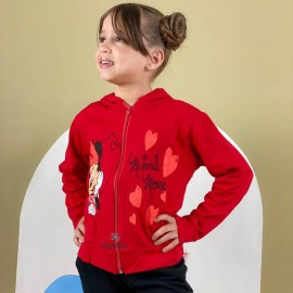 Blusa Infantil Manga longa com Capuz Feminina