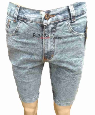 bermuda jeans slim masculina