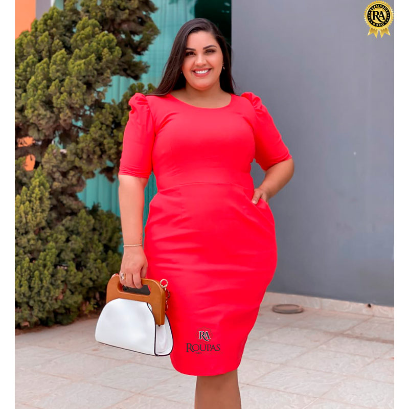 Vestido bengaline sale plus size